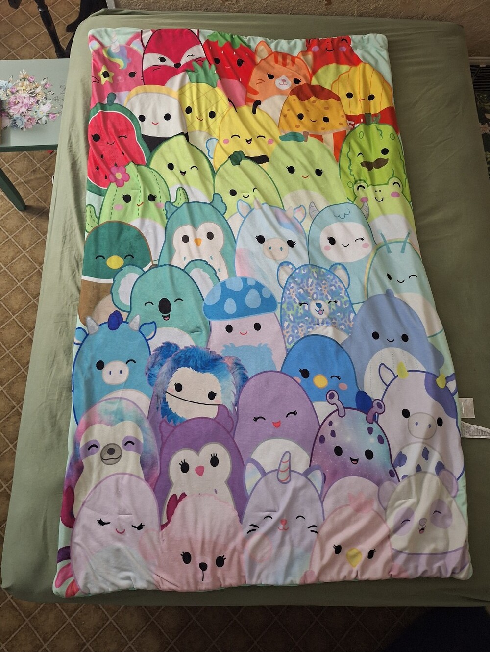 Rainbow Squishmallow Blanket